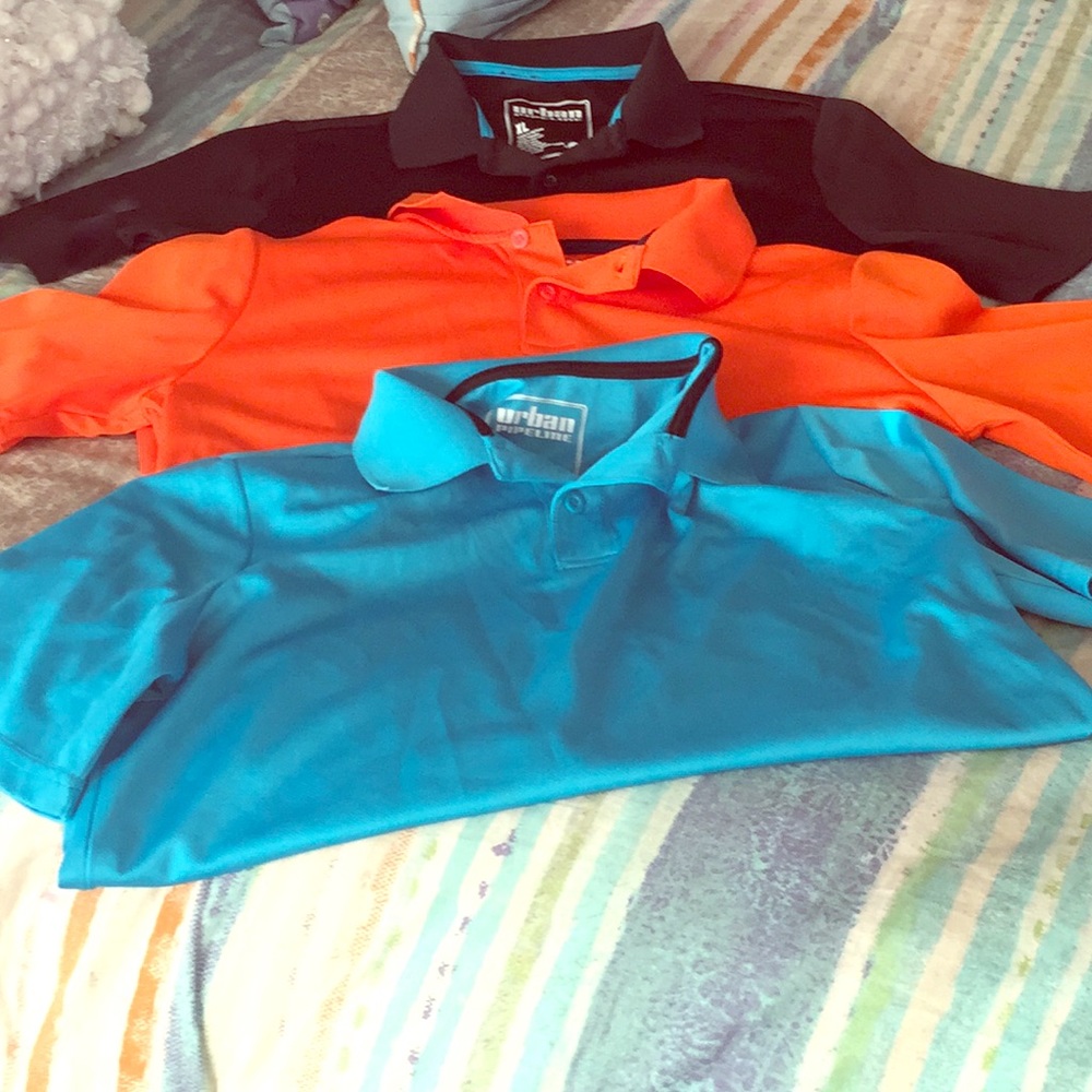 Bundle of boys polo shirts